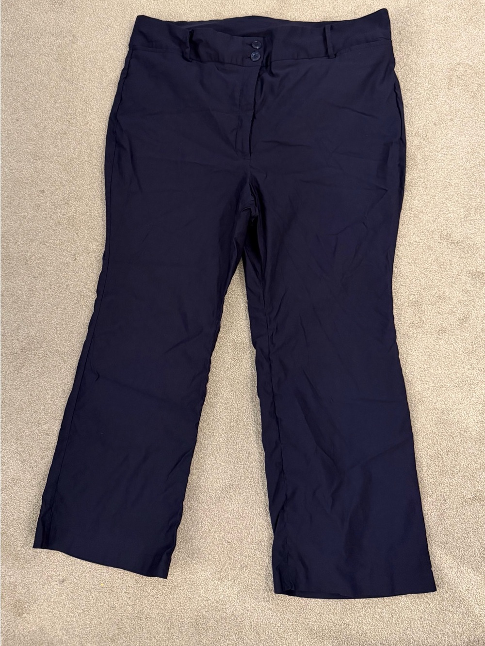 Women’s Navy Bootcut Dress Pants